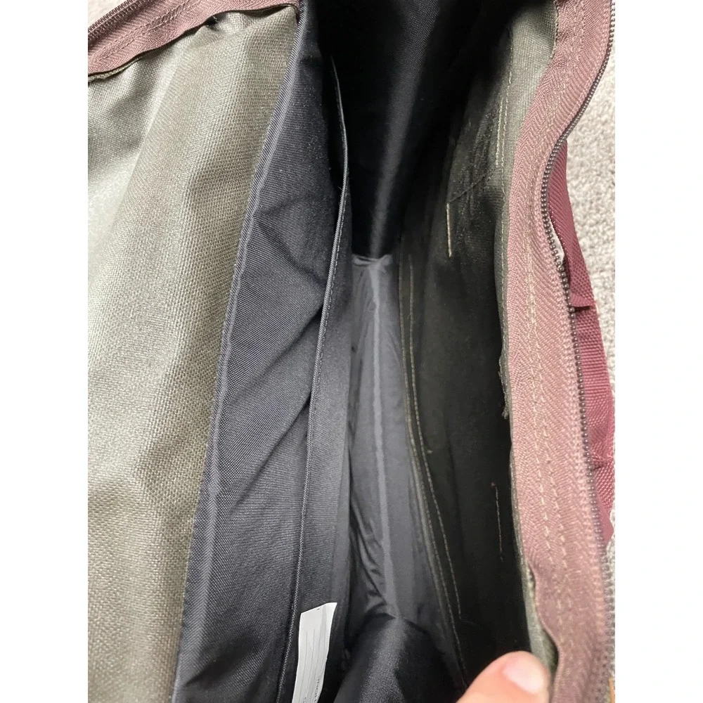 LL Bean Sportmans Accessory Bag Duffel Crossbody Canvas Leather Classic Travel